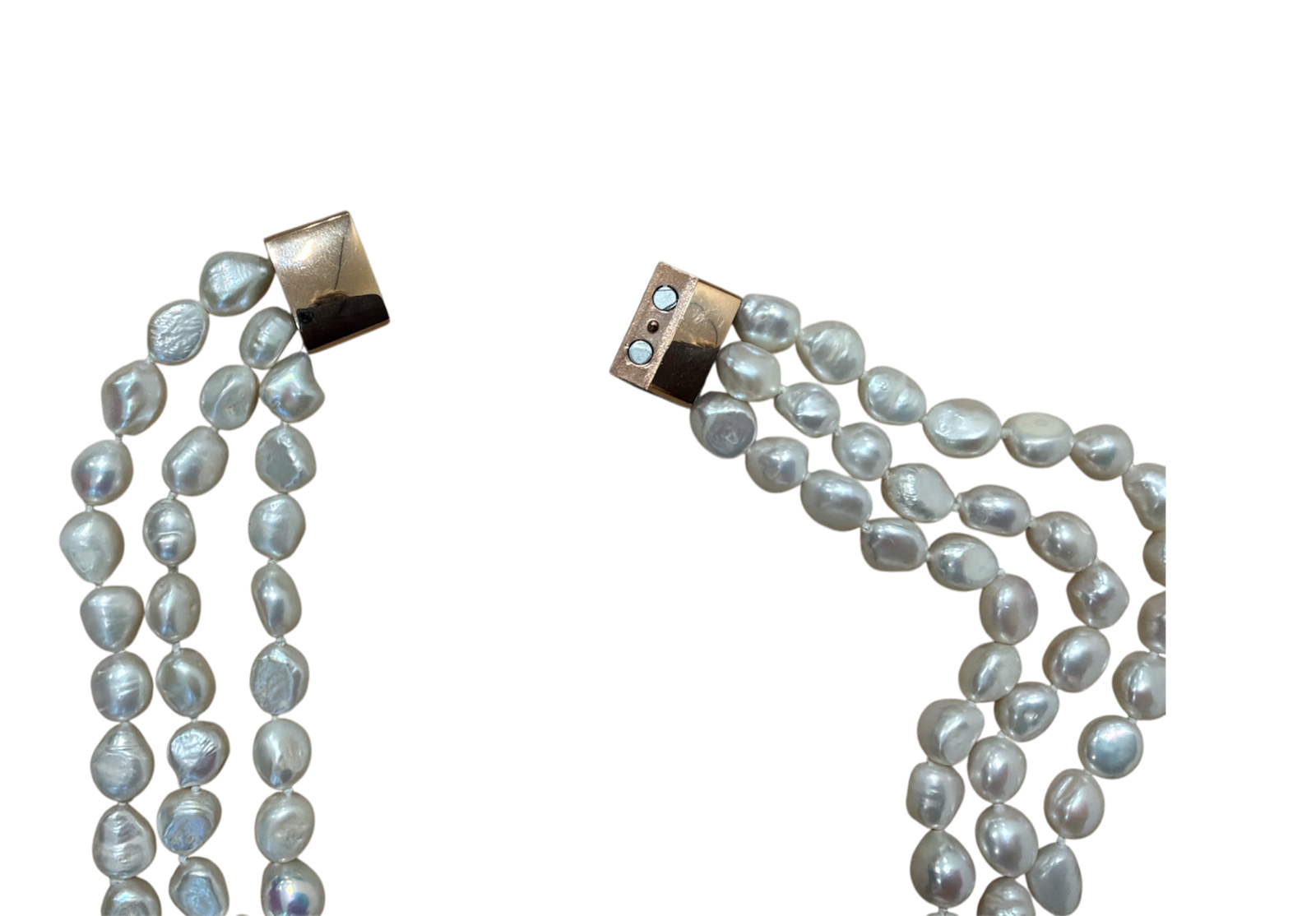 3rij barok zoetwaterparel collier - Image 6