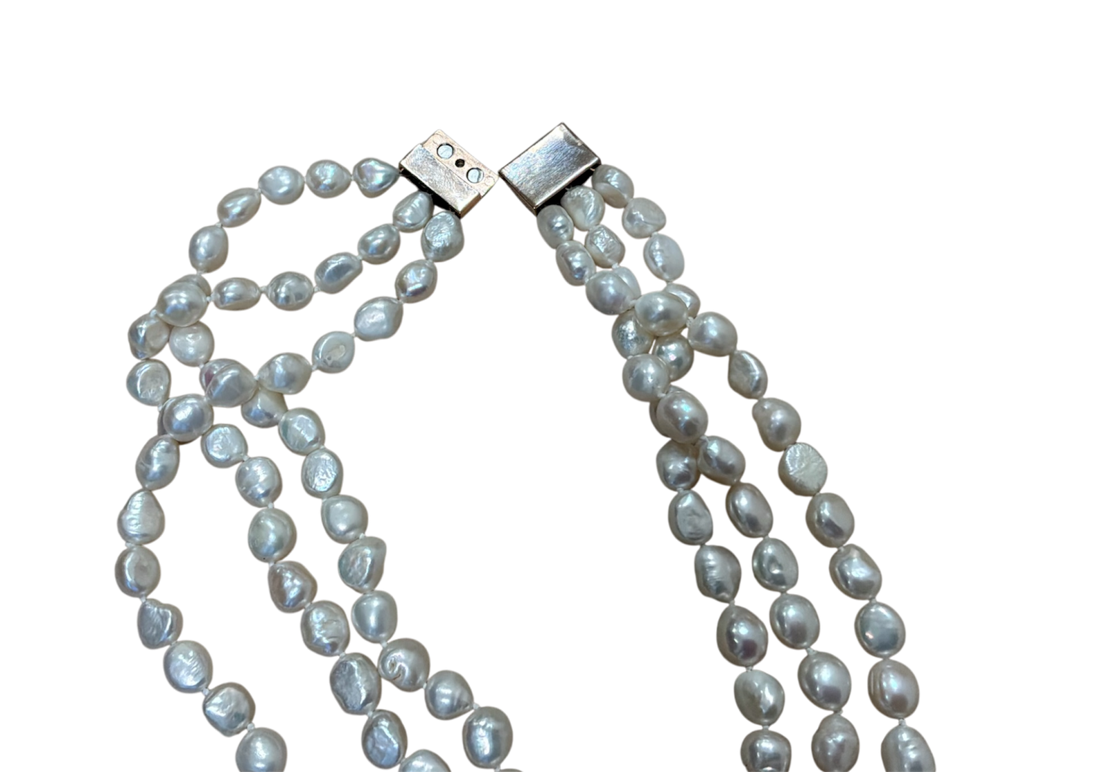 3rij barok zoetwaterparel collier - Image 8